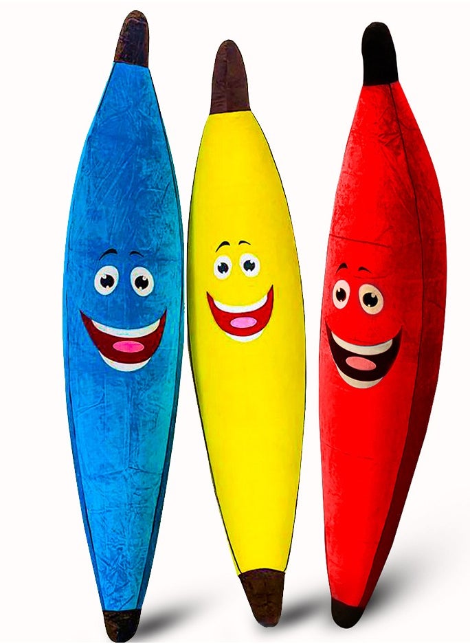 Toy Box Cute Banana Plush Pillow Fruit Stuffed Toy Soft Cushion Doll 1.90 M  - Image 5