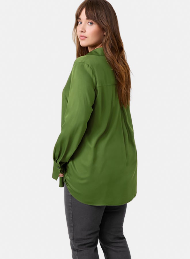 GERRY WEBER Long Sleeve Blouse With A V-Neckline - Image 2