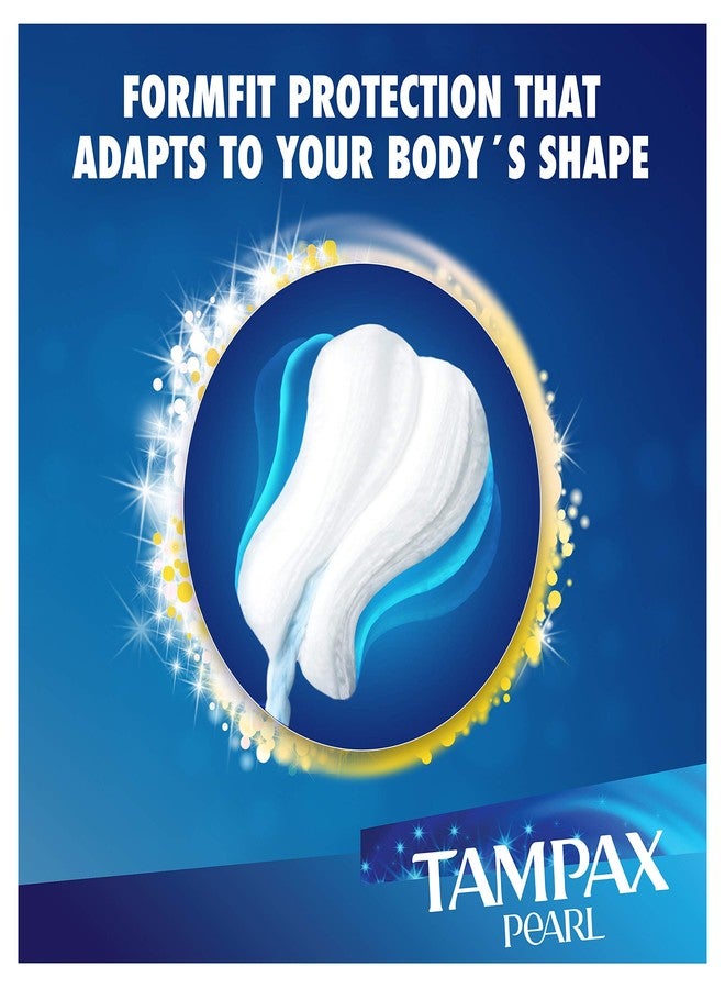 TAMPAX Pearl Advanced Grip Plastic Tampons Regular Unscented, 96 Count - Image 5