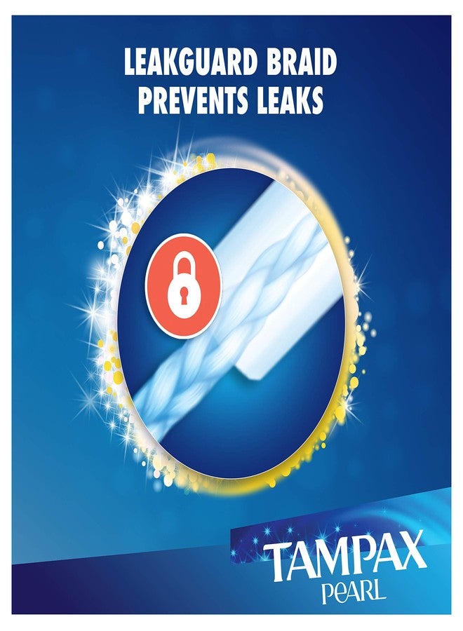 TAMPAX Pearl Advanced Grip Plastic Tampons Regular Unscented, 96 Count - Image 4