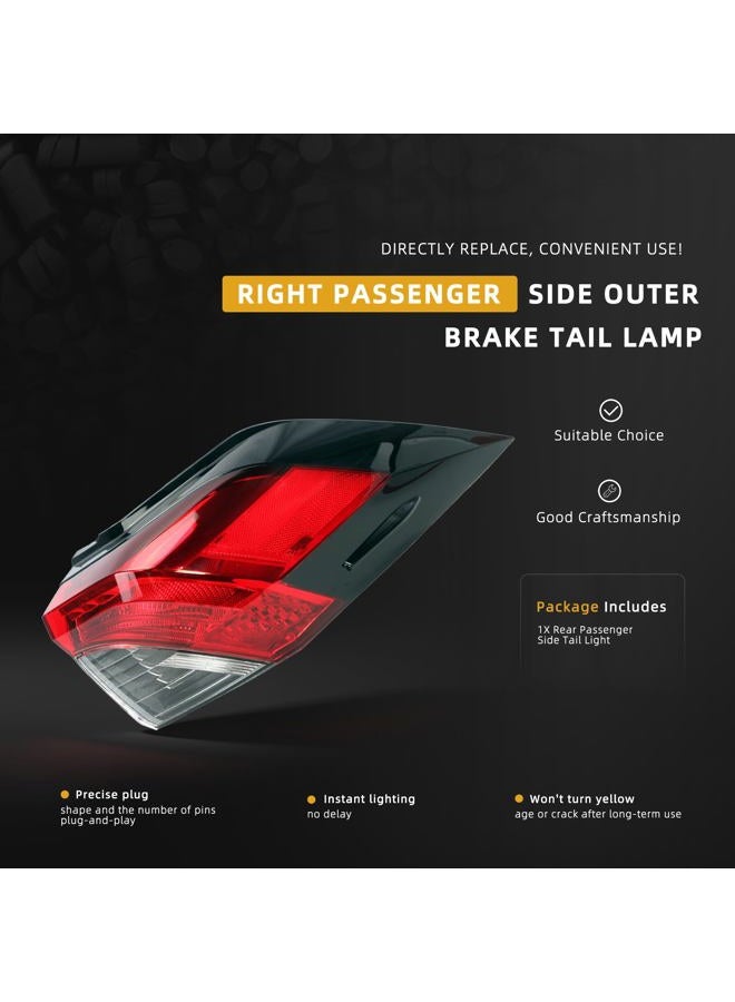 JAVOUKA Rear LED Tail Light Assembly, Right Passenger Side Outer Brake Tail Lamp, for Toyota RAV4 2019 2020 2021, Replace# 81550-0R090, TO2805148 - Image 3