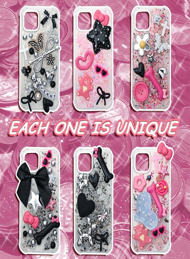 ELLEWIN 2400 Pcs Junk Case Charm DIY Phone Case Kit with Big Charms Nail Charms Letter Beads Resin Rhinestone - Image 2
