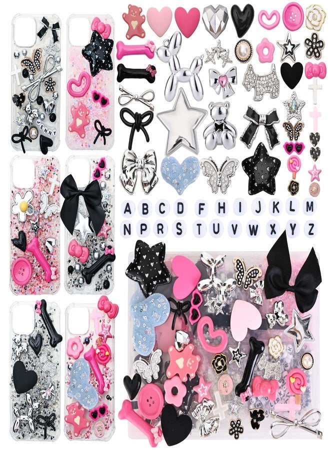 ELLEWIN 2400 Pcs Junk Case Charm DIY Phone Case Kit with Big Charms Nail Charms Letter Beads Resin Rhinestone - Image 1