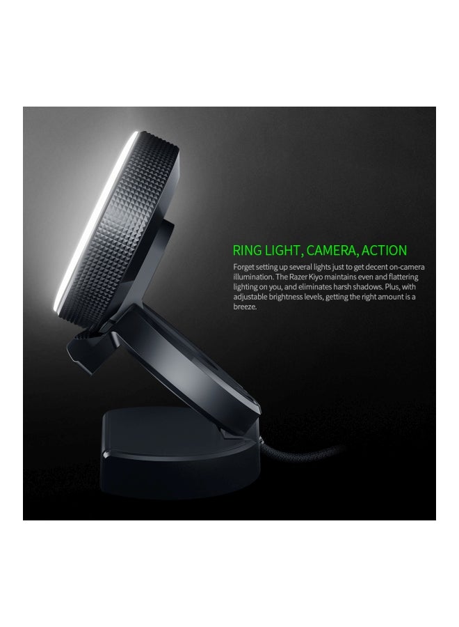 RAZER Kiyo Desktop Streaming Webcam Black - Image 3