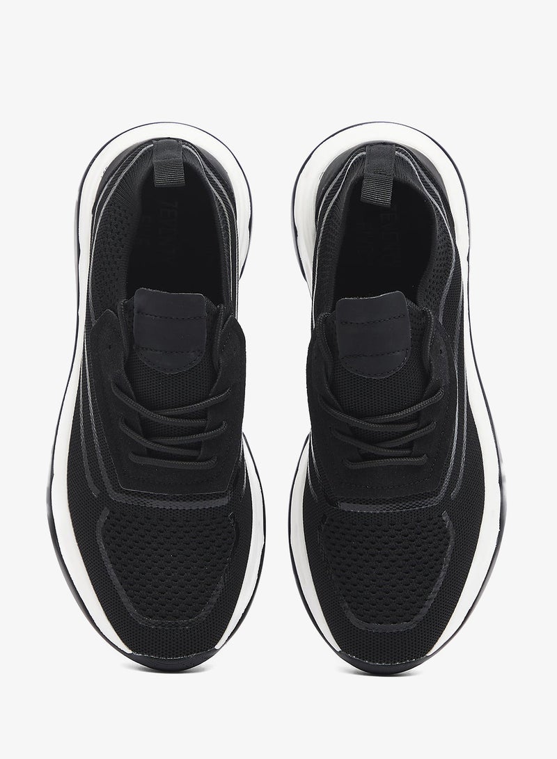 Seventy Five Casual Low Top Knitted Comfort Sneakers - Image 4