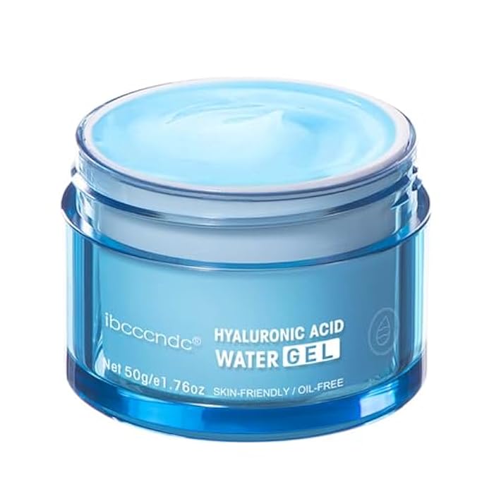 SHEEPFLY Hydro Boost Hyaluronic Acid Moisturizing Water Gel, Face Moisturizer for Oil Skin, Lightweight and Long lasting Moisturizer-1.76Oz (blue) - Image 1