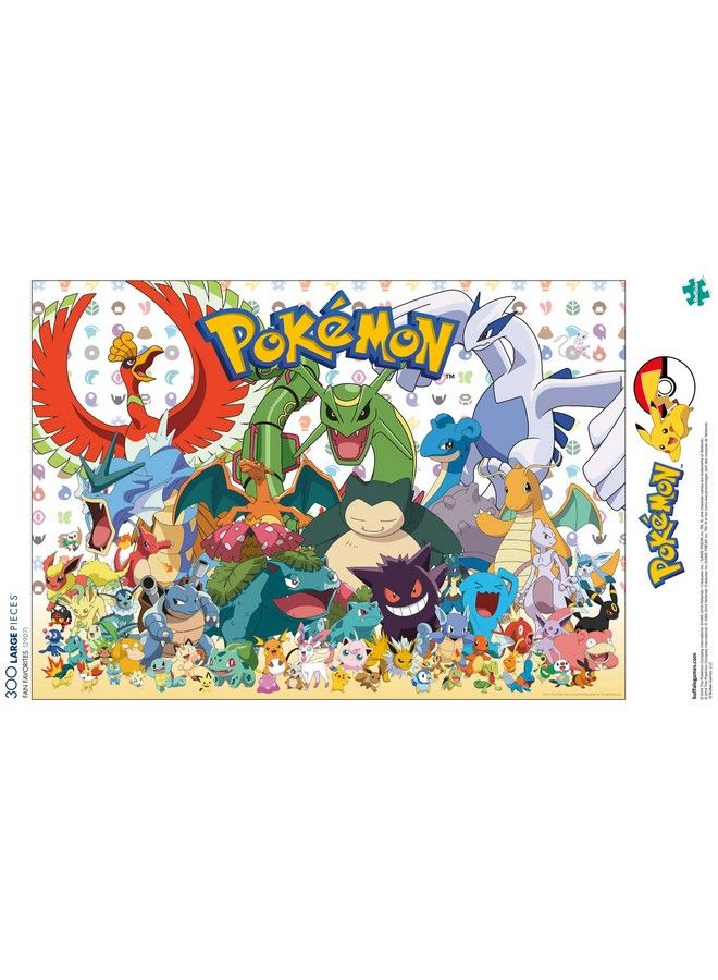 Buffalo Games Pokémon Fan Favorites 300 Large Piece Jigsaw Puzzle Multicolor 21.25"L X 15"W - Image 5