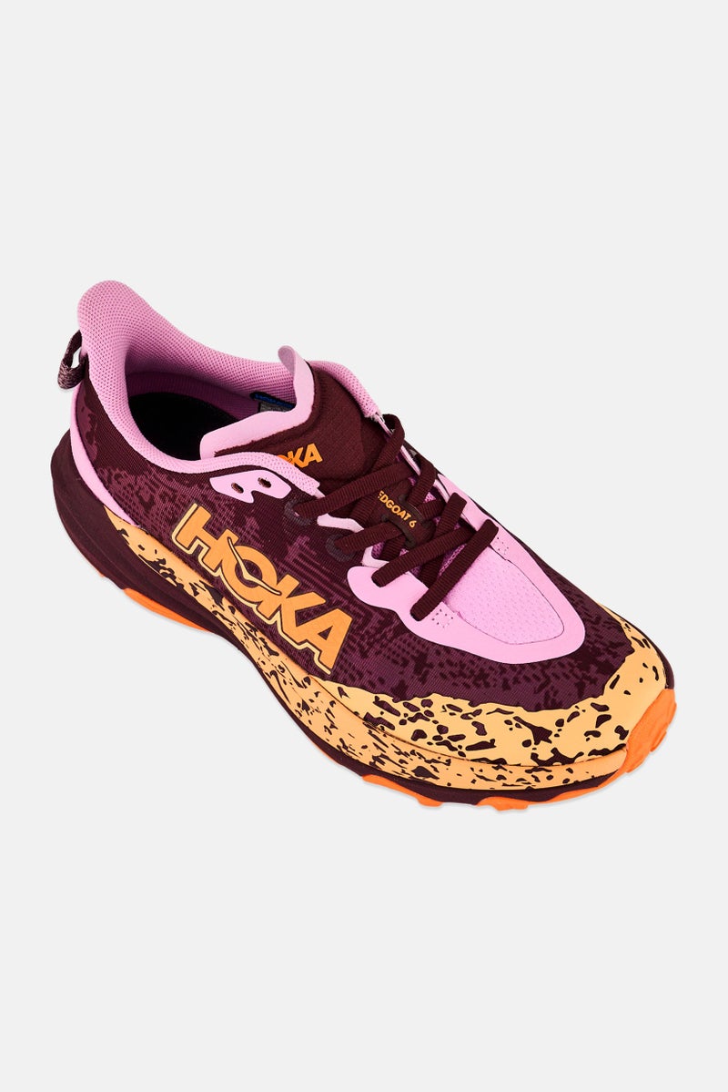 Hoka Kids Boy Speedgoat 6 Lace Up Outdoor Shoes, Multicolor - Image 1