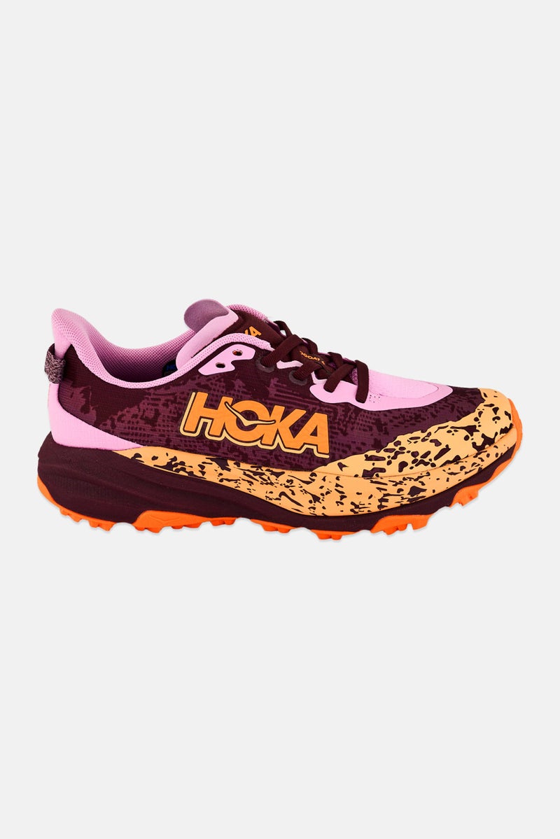 Hoka Kids Boy Speedgoat 6 Lace Up Outdoor Shoes, Multicolor - Image 3