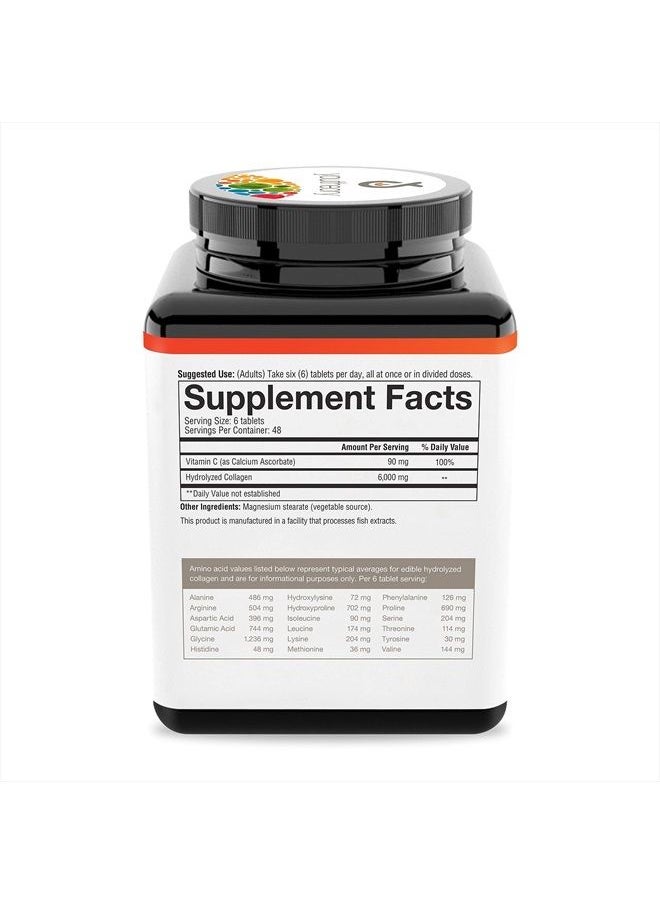 youtheory - Collagen with Vitamin C, Advanced Hydrolyzed Formula for Optimal Absorption, Skin, Hair, Nails and Joint Support, 290 Supplements - Image 1
