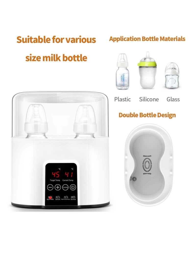 Fast Baby Bottle Warmer with 24,Hour Constant Mode, Food Heater and Defrost Function, Timer and LCD Display for Accurate Temperature Control - Image 5