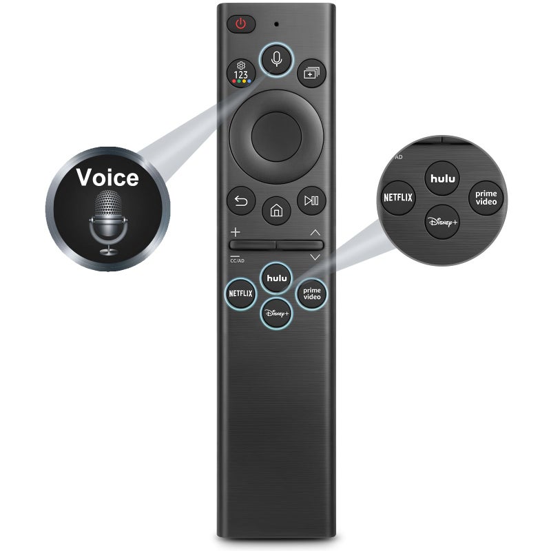 LOUTOC Replacement Voice Remote for Samsung-Smart-TV-Remote for All Samsung Frame UHD OLED QNED Series TVs with Voice Function - Image 1