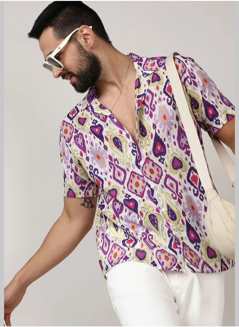 Campus Sutra Printed Shirt