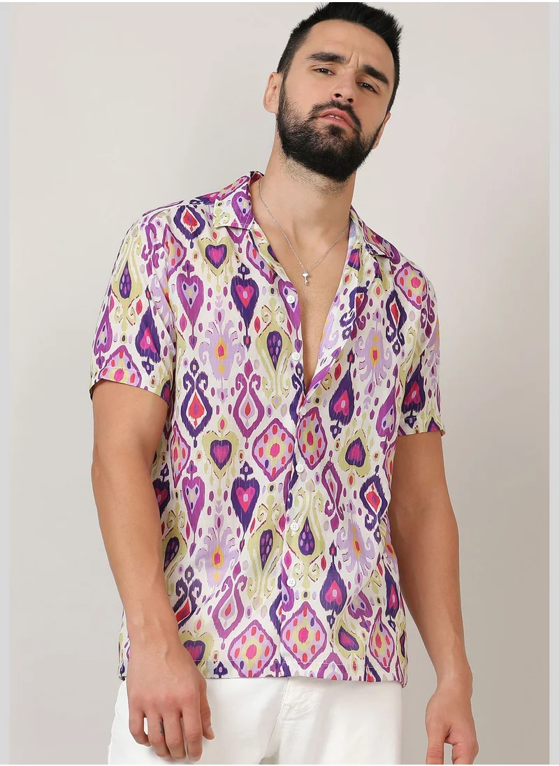 Campus Sutra Printed Shirt