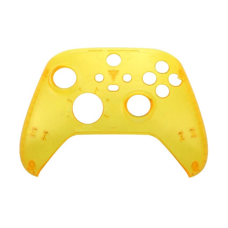 Flybxiya Front Case Top Housing Shell Cover Faceplate Replacement for Xbox Series X S Controller Solid Color (Clear Yellow) - Image 2