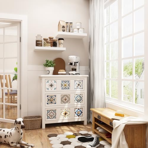 WELLAND 12" Deep White Floating Shelves, Wall Shelf Display Floating Shelf, 23.62" L x 11.81" D x 2" T, Deeper Than Others, White - Image 3