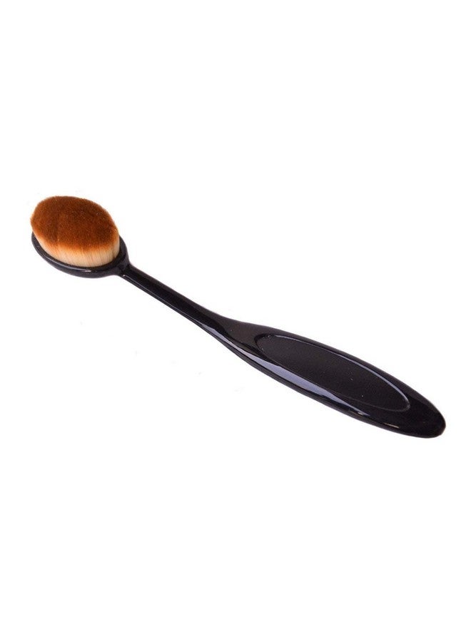 CONNECTWIDE CONNECTWIDE� Oval Foundation Brush, Oval Make Up Face Powder Blusher Professional Oval Toothbrush Foundation Contour Concealer Eyeliner Blending Cosmetic Brushes Tool (1 Pcs.)  - Image 4