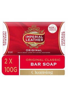 Imperial Leather Bar Soap Original Cleansing Bar 2 X 100 G  - Image 1