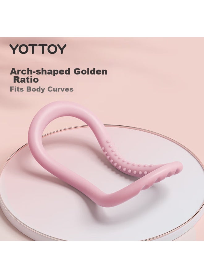 YOTTOY Yottoy Yoga Ring, Calf Plank Ring, Wheel, Shoulder Opener, Back Shaper, Fitness Training, Body Shaping Magic Ring, Dream Purple - Image 3