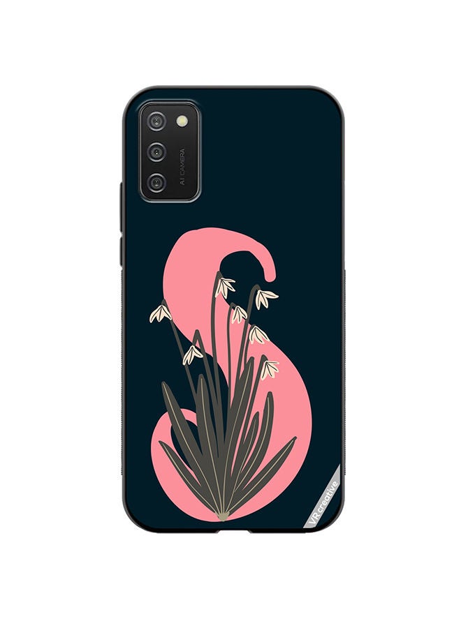 VR CREATIVE Protective Case Cover For Samsung Galaxy A02s Alphabet S Design Multicolour - Image 1