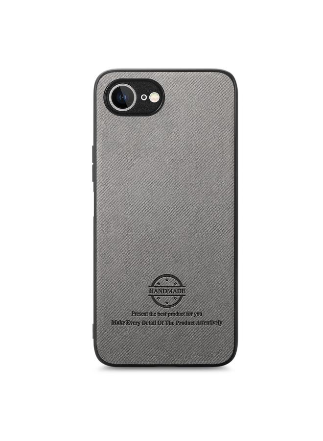 S-TOP Case For iPhone 16e Twill Fabric Leather Skin Back Phone Case - Image 2