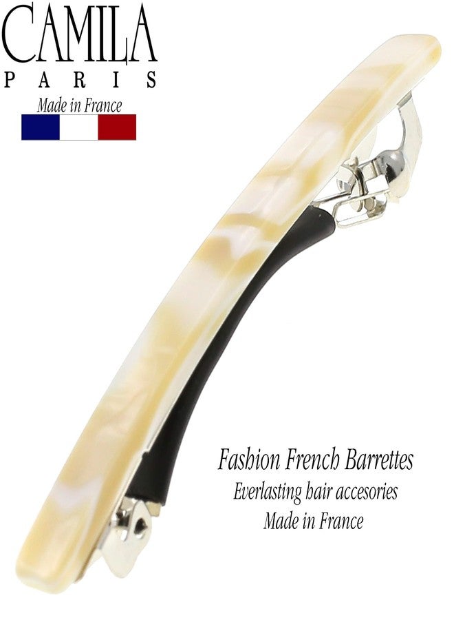 Camila Paris CP3150 French Hair Barrettes Clips for Women Handmade Small Girls Side Slide-in Barrette Clip, Hair Accessories for Women. Strong Hold No Slip Grip Fashion Durable Styling, Made in France - Image 4