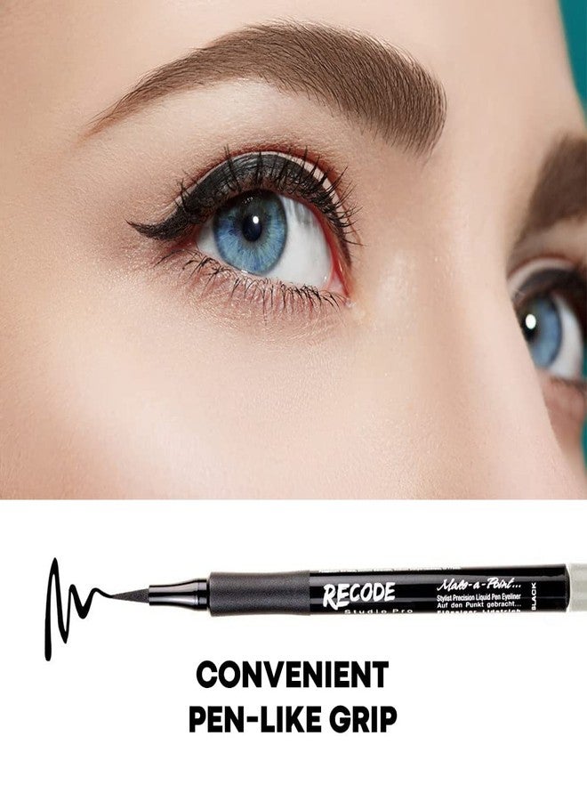 Recode Make A Point Sketch Pen Eyeliner | 1.2ml | 14hrs Long Lasting | Waterproof & Smudgeproof | Single Stroke Effect - Image 4