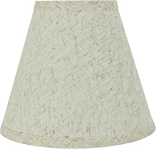 Aspen Creative Aspen Creative 32471A Transitional Hardback Empire Shaped Spider Construction Lamp Shade in Flaxen, 8" wide (4" x 8" x  - Image 1