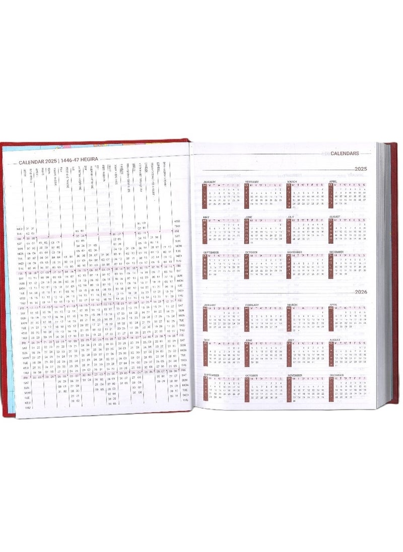 Psi - 2025 A5 Size Executive Diary With Textured Hard Cover - Image 1
