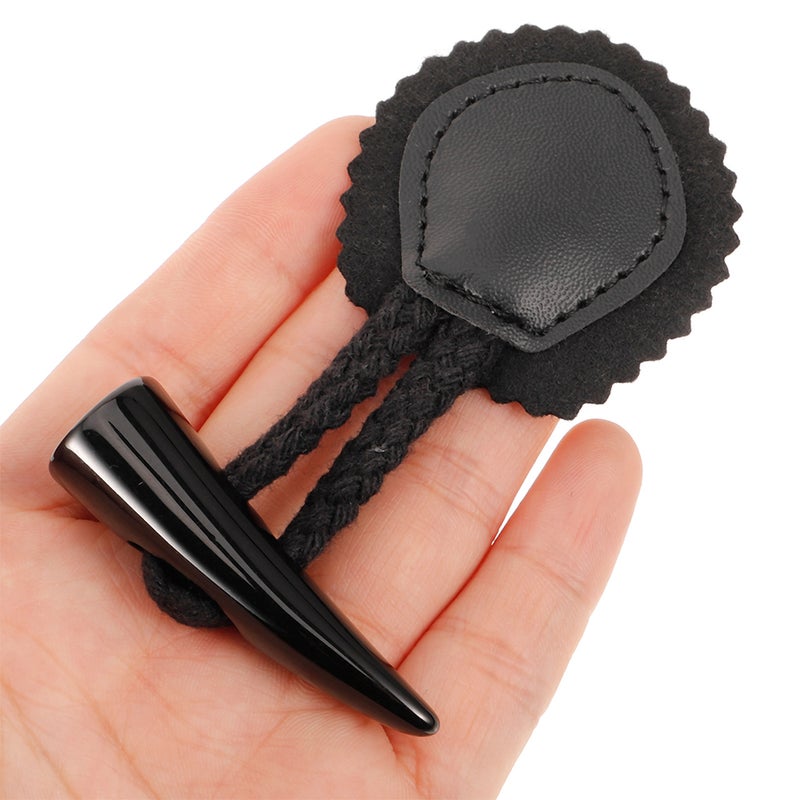 6Pairs Sew Toggles Closures - Resin Horn Toggle Buttons Vintage Sew Closures for Coats Jackets Overcoats DIY Clothing Replacement Accessories - Image 2