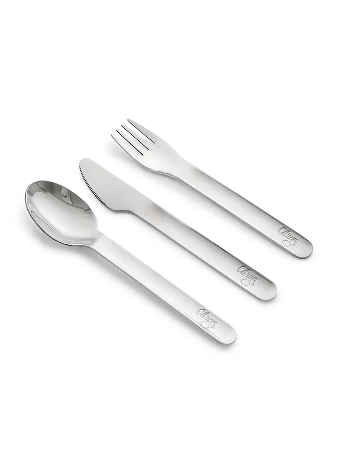 سترون Stainless Steel Cutlery Set With Pouch Blush Pink - Eco - Friendly Utensils For On - The - Go - Dining Visit The Store