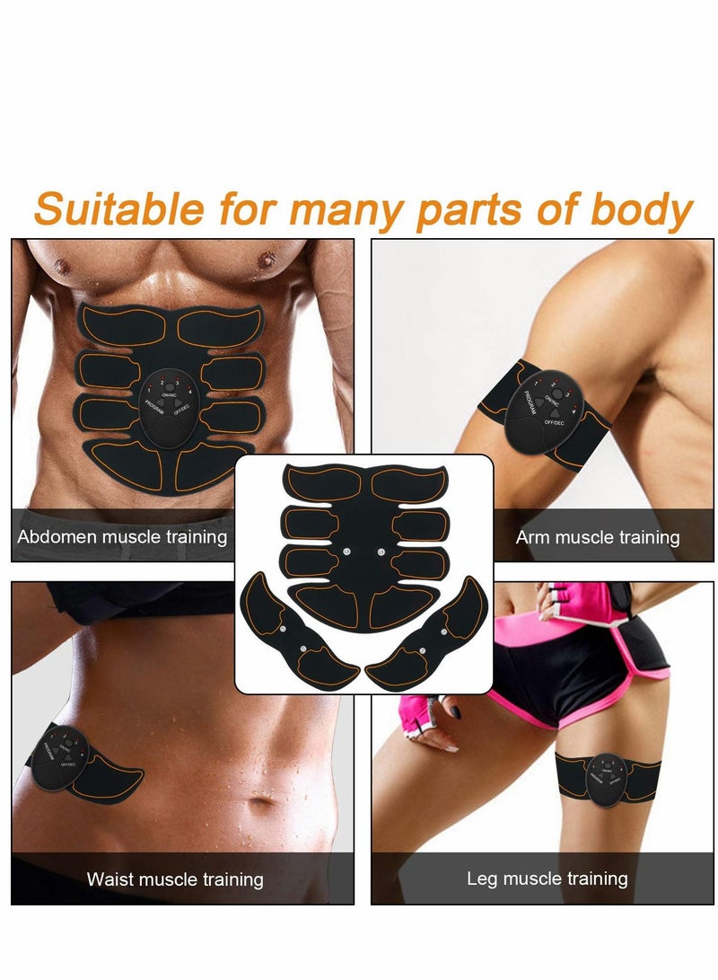 Excefore ABS Stimulator, Abdominal Muscle Toner, Portable Fitness Workout Equipment for Men Woman Abdomen Arm Leg Home Office Exercise - Image 2