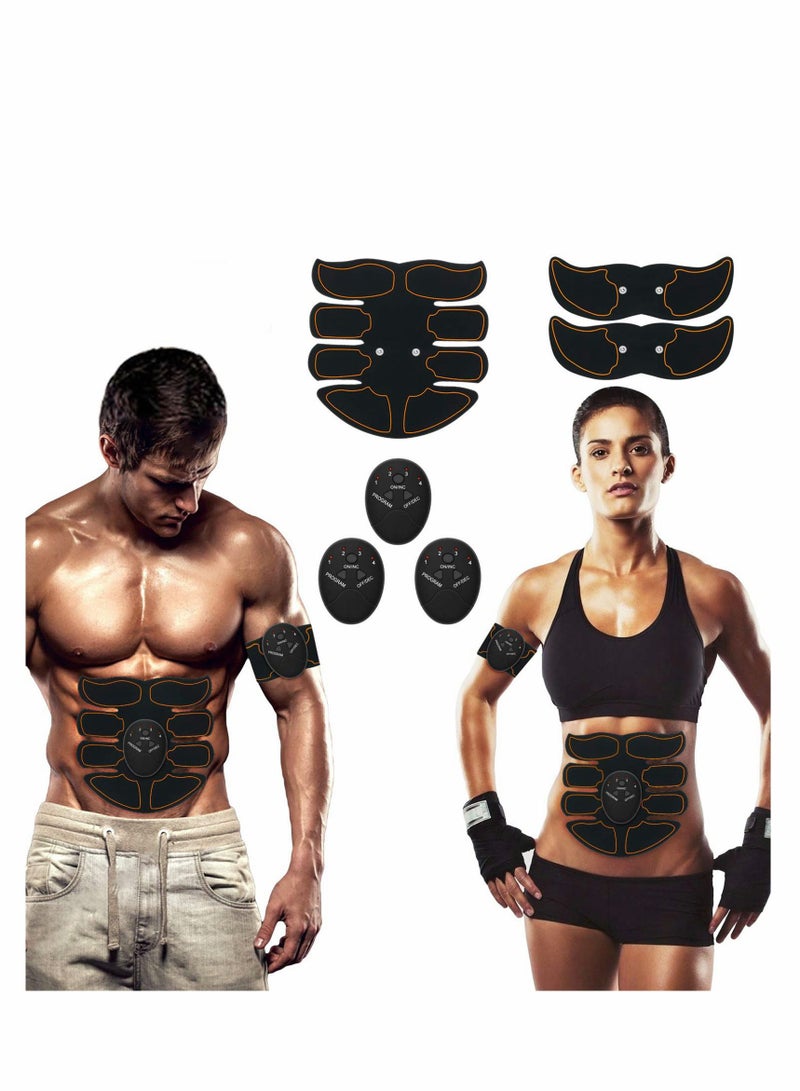 Excefore ABS Stimulator, Abdominal Muscle Toner, Portable Fitness Workout Equipment for Men Woman Abdomen Arm Leg Home Office Exercise - Image 1