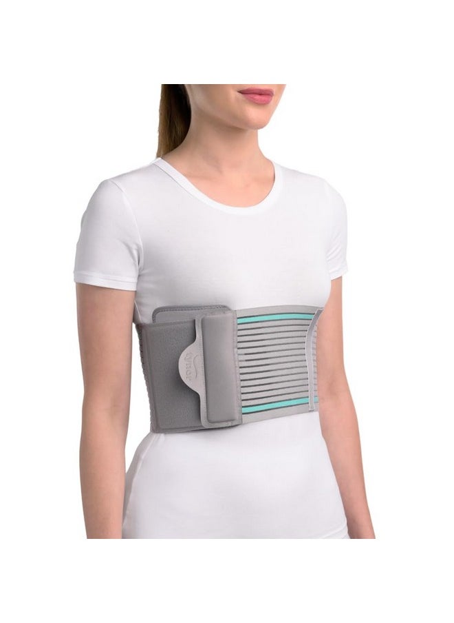 Tynor Tynor Rib Belt | Adjustable Support for Rib Fractures & Injuries | Breathable & Comfortable Fabric | Pain Relief & Support for Men & Women | Pack of 1 (Grey, XL)  - Image 1