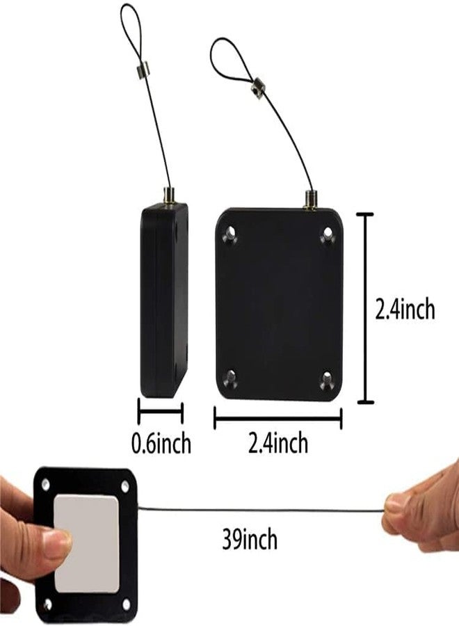 Prostuff.in Automatic Door Closer for Home || Punch Free Automatic Door Closer for Residential and Commercial with Steel Drawstring, Black, Pack of 1 - Image 4
