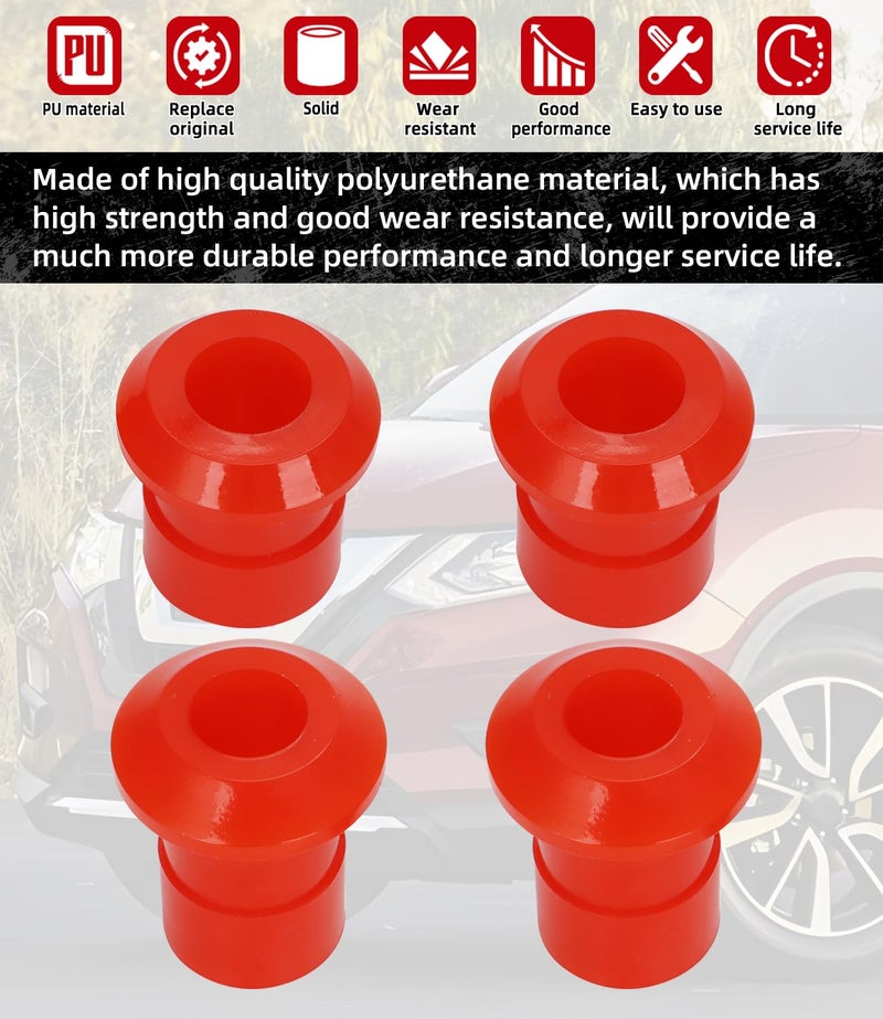 Foruly 4PCS Front Subframe Bushing Kit for Nissan Rogue 2008-2020 Engine Cradle Front Subframe Crossmember Poly Bushing x 4 Easy to Use (Polyurethane Material) - Image 5