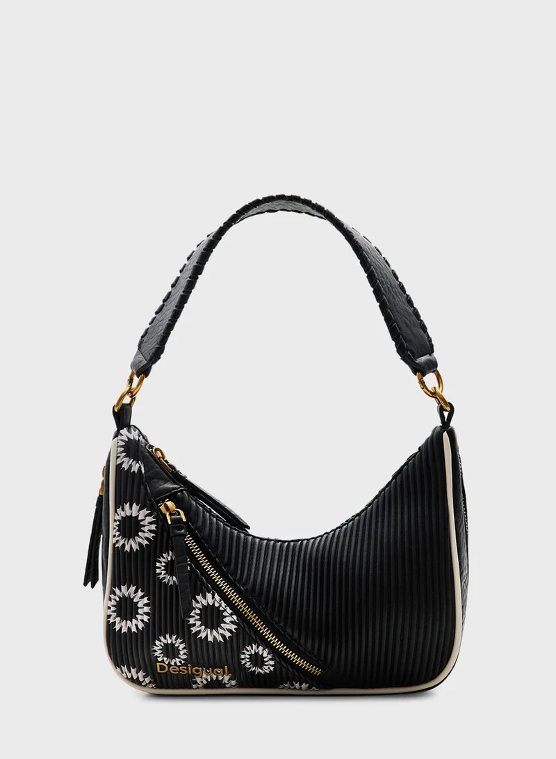 DESIGUAL Patchwork Hobo Bag