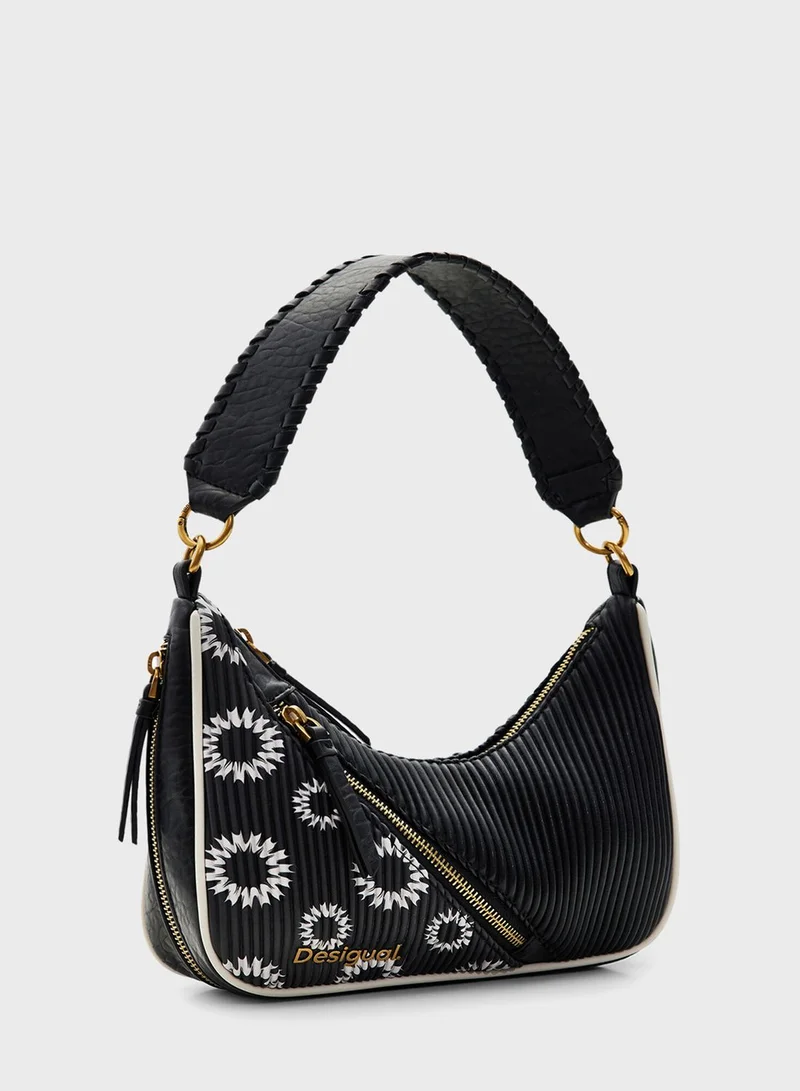 DESIGUAL Patchwork Hobo Bag