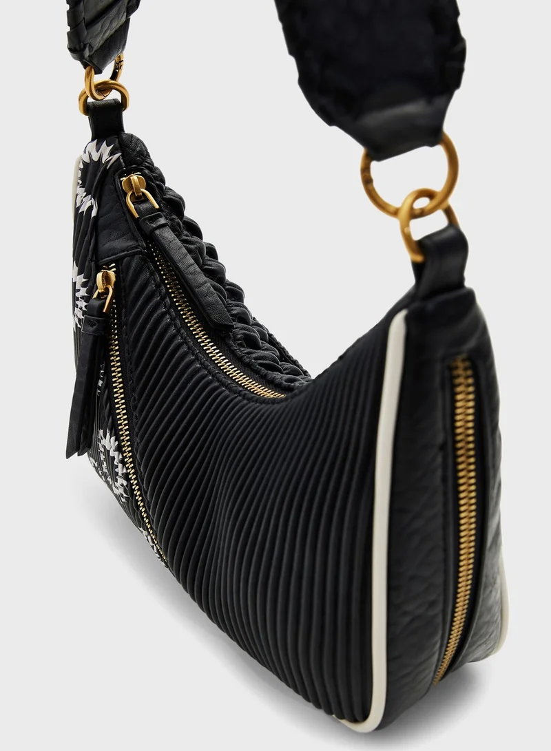 DESIGUAL Patchwork Hobo Bag