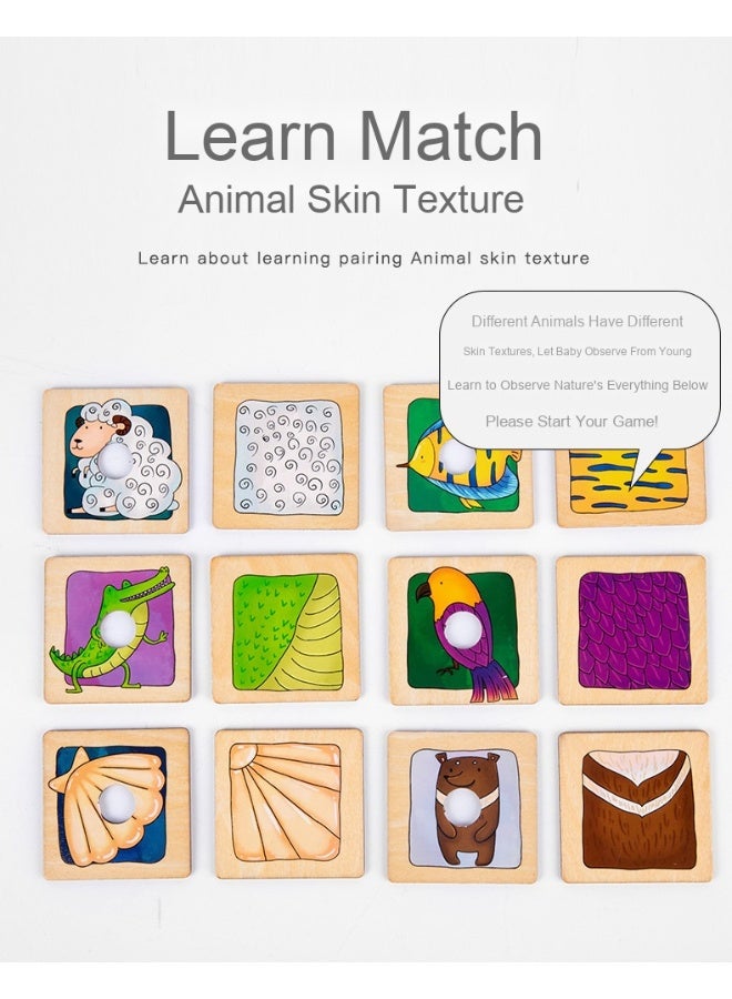 Anna Wooden Cartoon Animal Number Word Matching Building Blocks Toy for Cognitive Development - Image 5