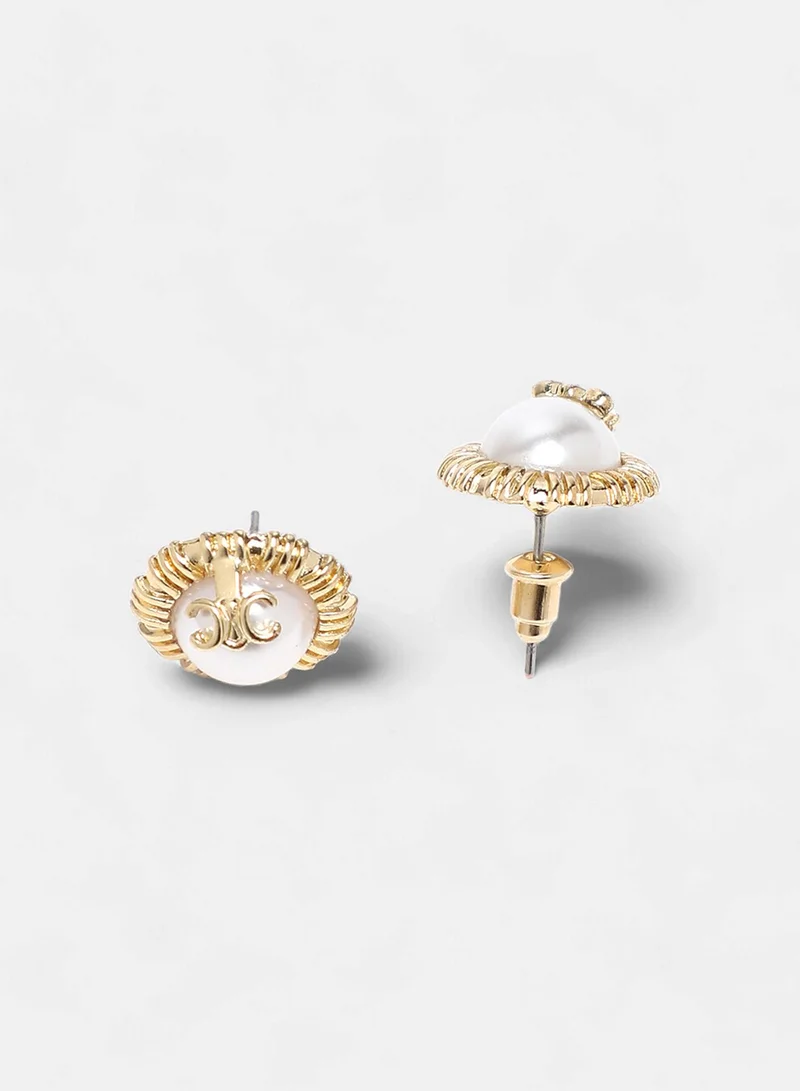 Sohi  Pearls Contemporary Regal Artificial Stud Earring Jewellery for Women | Best Price UAE