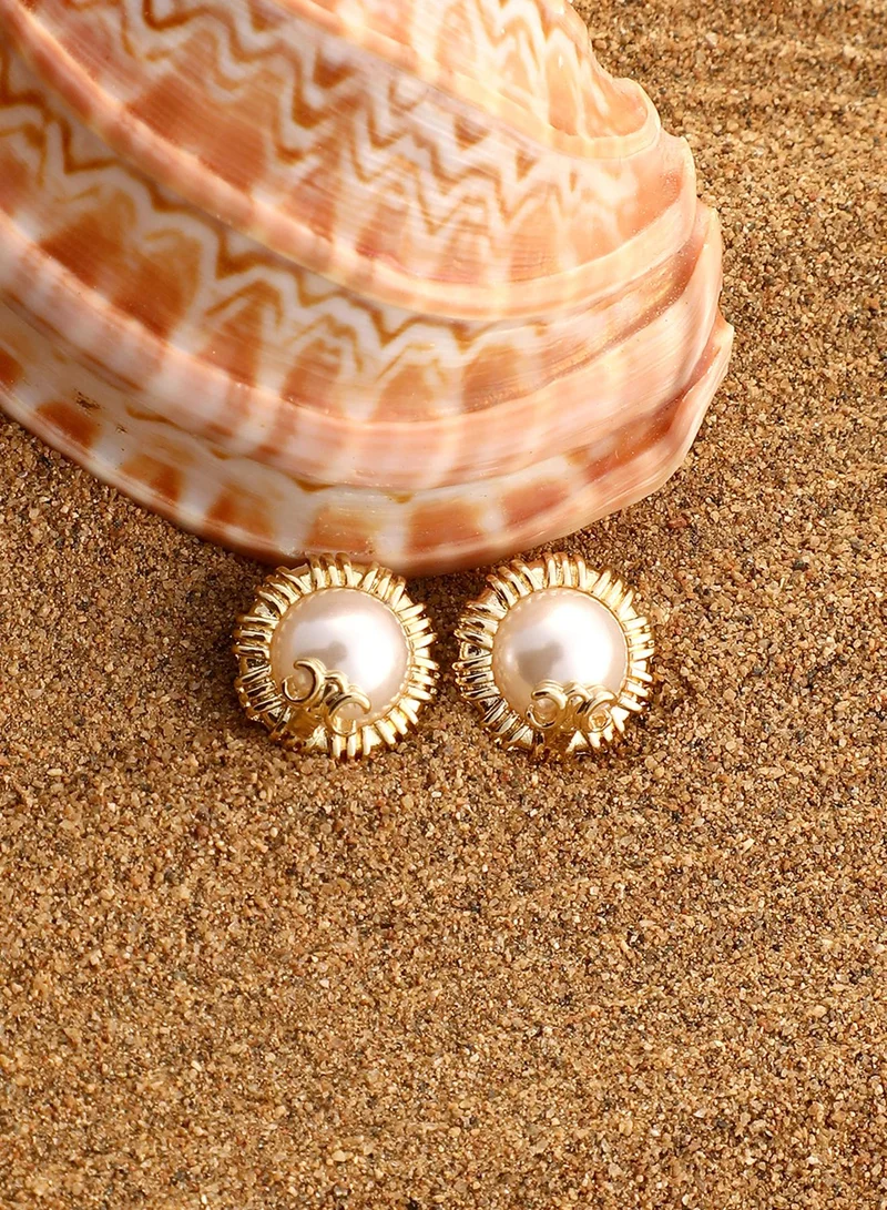 Sohi  Pearls Contemporary Regal Artificial Stud Earring Jewellery for Women | Best Price UAE