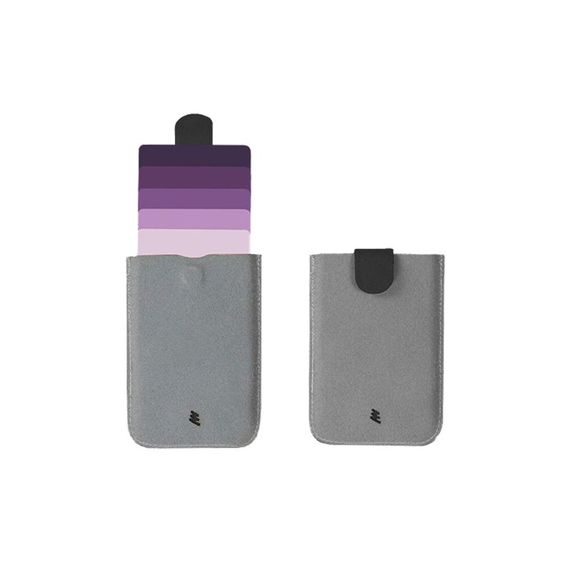 Allocacoc Dax Unisex-Adult The wallet with a trick up its sleeve, Purple - Image 1