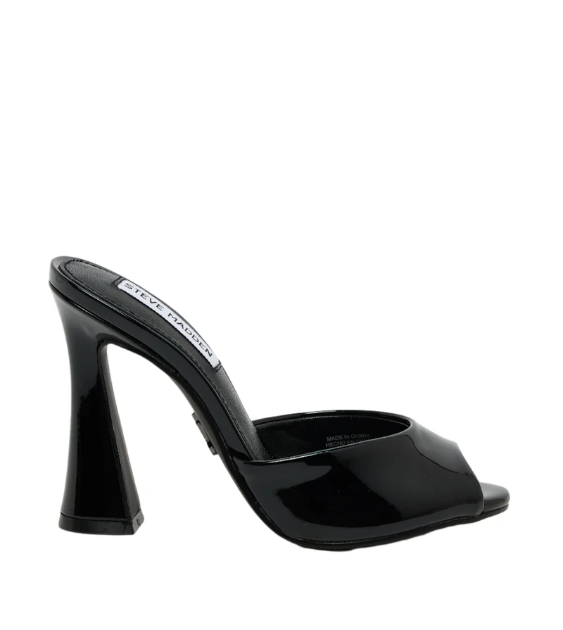 Presecco Glossy Peep Toe Heeled Sandals