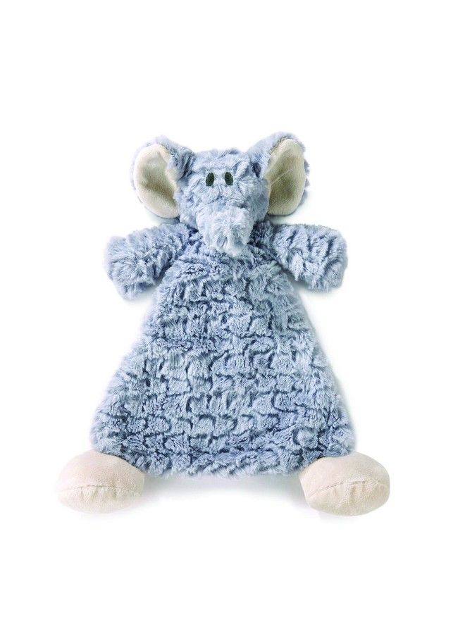DEMDACO Ellery Elephant Grey Children'S Plush Rattle Blankie - Image 1
