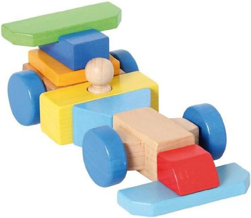 Bartl Magnetic Magcar Former - Colorful Wooden Building Toy - Image 1