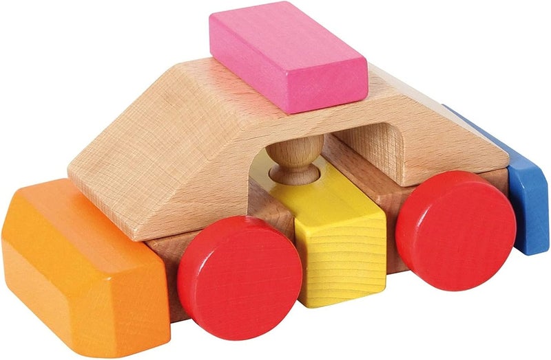 Bartl Magnetic Magcar Former - Colorful Wooden Building Toy - Image 4