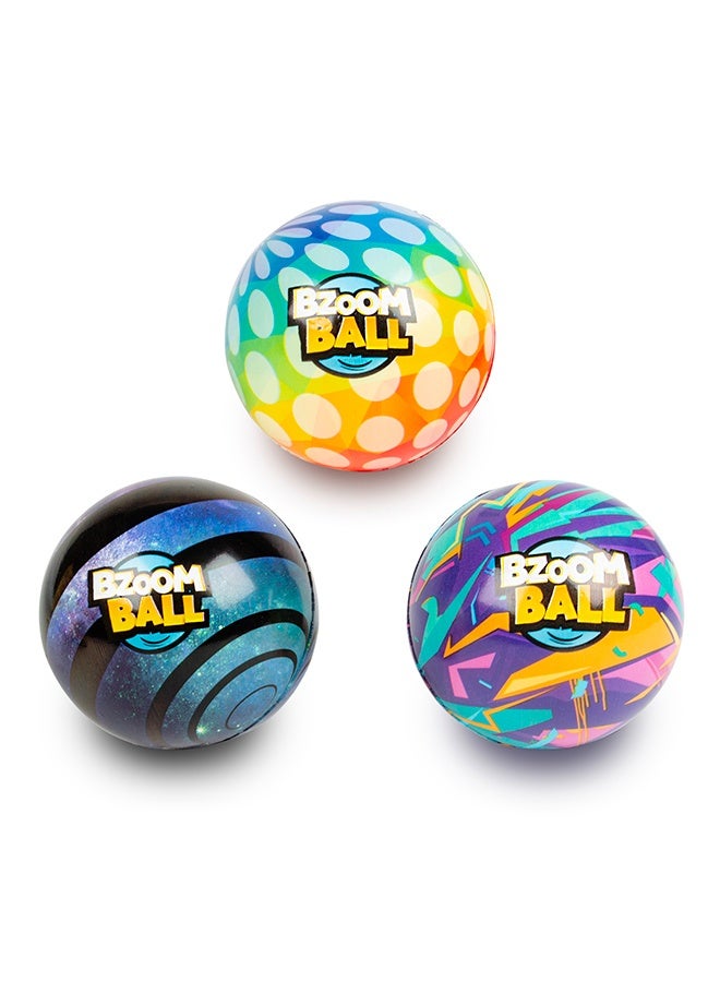 RMS Bzoom Ball 3 Asst – Fun Kids Toy, Interactive Playtime & Gift Item - Image 1
