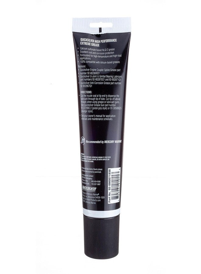 Quicksilver 8M0071838 High Performance Multi-Purpose Extreme NLGI 2 Marine Grease - 8 Oz. Tube - Image 5