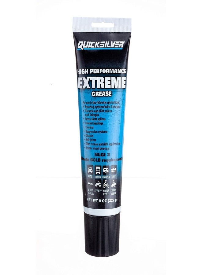 Quicksilver 8M0071838 High Performance Multi-Purpose Extreme NLGI 2 Marine Grease - 8 Oz. Tube - Image 1